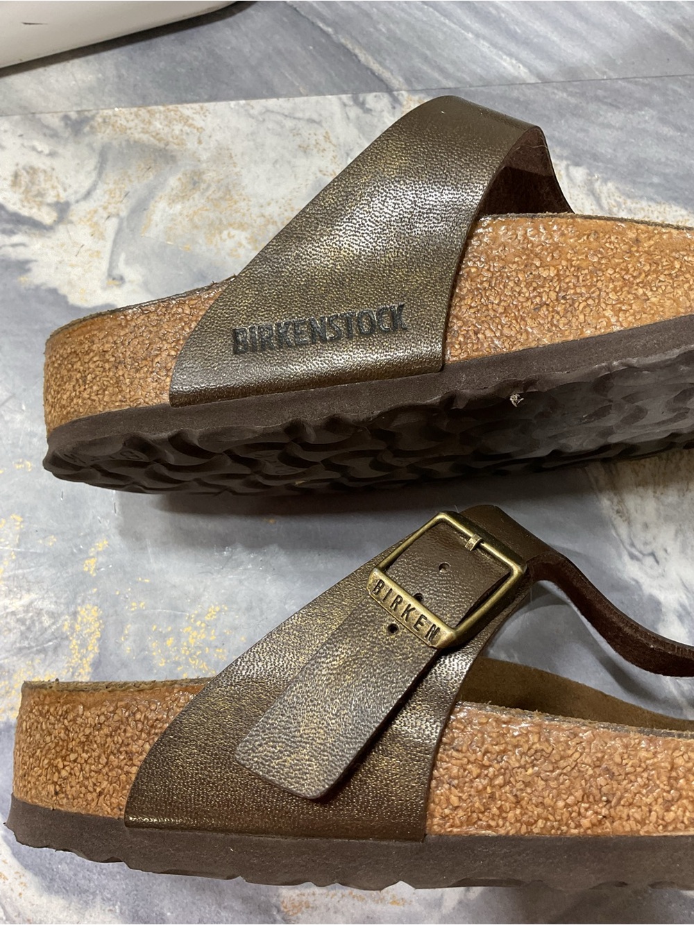 Birkenstock Women Shoes Gizeh T-strap Thong Sandals Flats Slip On Size 38 - Picture 15 of 16